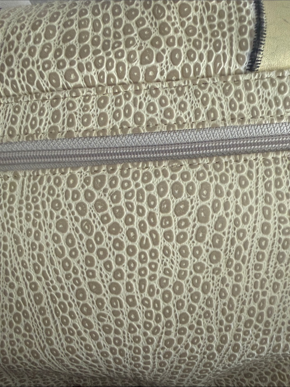 Vintage NAS 80s  Patchwork Leather Shoulder Bag in Metallic Neutrals - Picture 10 of 10